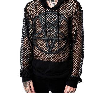 Omen Fishnet Hoodie [Unisex]